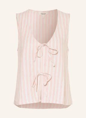 Arkitaip Lněná Vesta Camilla 0089 striped rose