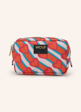 Wouf Kosmetiktasche Heartbeat rot