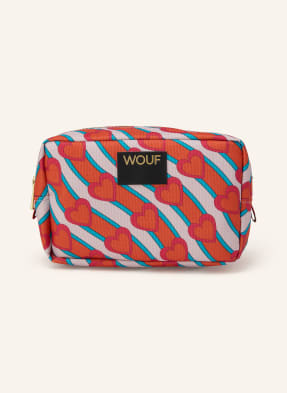 Wouf Kosmetiktasche Heartbeat rot