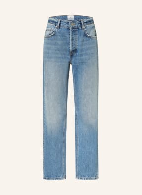 Anine Bing Rovné Džíny Kate tidal blue washed blue