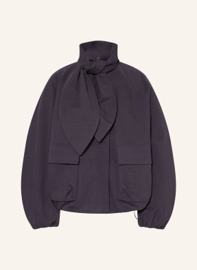 Rich & Royal Oversized Bunda S Odnímatelnou Mašlí tmavě modrá