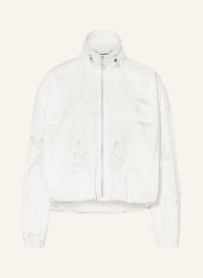 Rich & Royal Oversized Bunda S Krajkou bílá