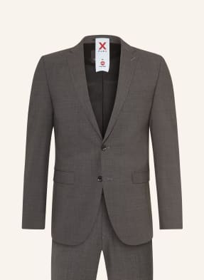 Cg - Club Of Gents Oblek Extra Slim Fit tmavě šedá