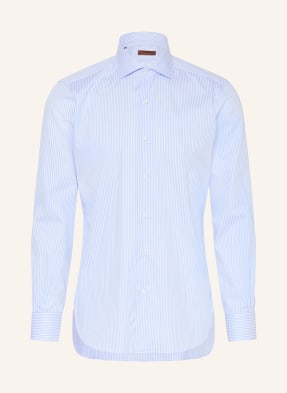 Barba Napoli Košile Slim Fit tmavě modrá / bílá