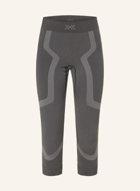 X-Bionic Funkční Kalhoty X-Ential Se Zkrácenou Délkou Nohavic tmavě šedá / šedá