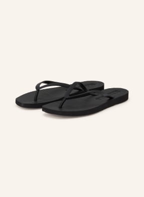 Sleepers Prstové Sandály Tapered černá