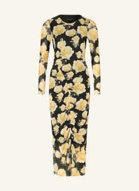 Ted Baker Síťované Šaty Elvyn černá / žlutá / zelená