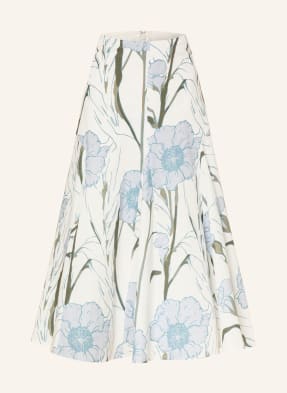 Ted Baker Sukně Chanla S Lněnými Prvky režná / khaki / tmavě modrá