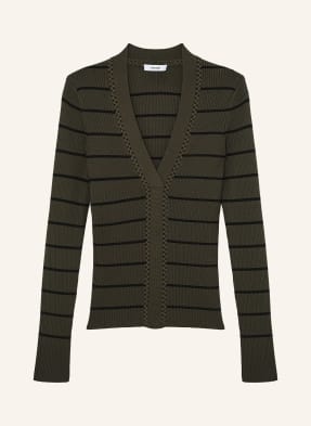 Reiss Svetr Lauralee khaki / černá