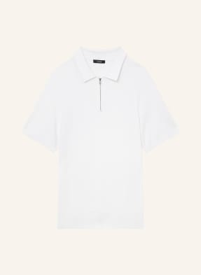 Reiss Strick-Poloshirt Estate weiss