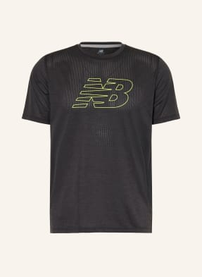 New Balance Běžecké Tričko tmavě šedá