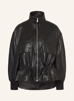 Allsaints Lederjacke Flor schwarz