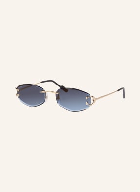 Cartier Sluneční Brýle 6L001840 zlato/ modrý přechod