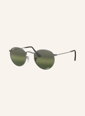 Ray-Ban Sluneční Brýle rb3447 Round šedá/zelená polarizovaná