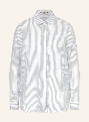 Barbour Hemdbluse Marine Aus Leinen blau
