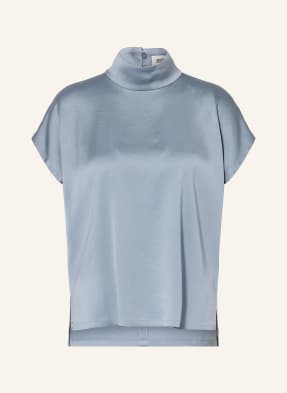 Drykorn Blusenshirt Alaria_1 Aus Satin blau