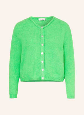 American Vintage Strickjacke Mit Alpaka gruen