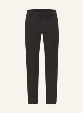Dondup Chino Kalhoty Gaubert Slim Fit černá