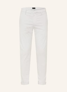 Dondup Chino Kalhoty Gaubert Slim Fit světle šedá
