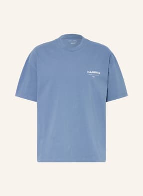 Allsaints T-Shirt Underground blau