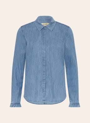Mos Mosh Košilová Halenka Mmmattie Flip Z Denimu modrá