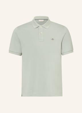 Gant Piqué-Poloshirt grau