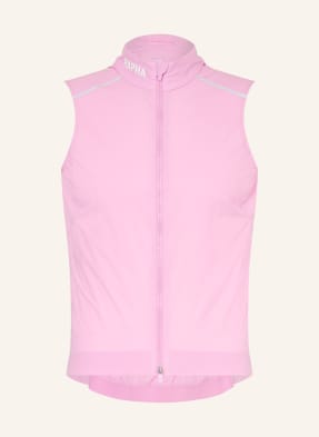 Rapha Cyklistická Vesta Pro Team Gilet Ii růžová / bílá