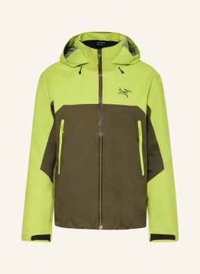Arc'teryx Hardshell Bunda Beta Ar neonově zelená / olivová