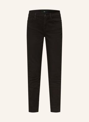 7 For All Mankind Skinny Džíny The Ankle Skinny rns rinsed black