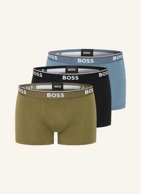Boss 3er-Pack Boxershorts Power gruen