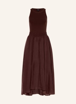Allsaints Kleid Zenia Im Materialmix braun