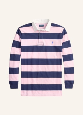 Polo Ralph Lauren Big & Tall Rugbyové Tričko Classic Fit růžová / tmavě modrá