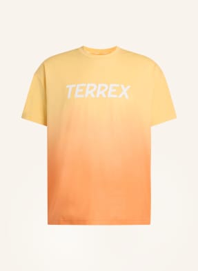Adidas Terrex Tričko Terrex Multi Tee Meadow Pack tmavě oranžová / neonově oranžová