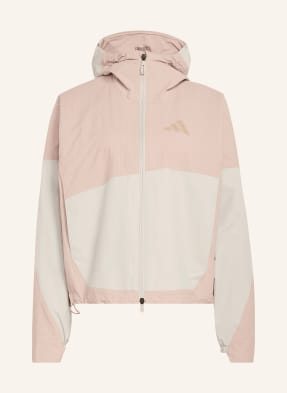 Adidas Terrex Funkční Bunda Xploric 2 Layer Climaproof béžová / starorůžová