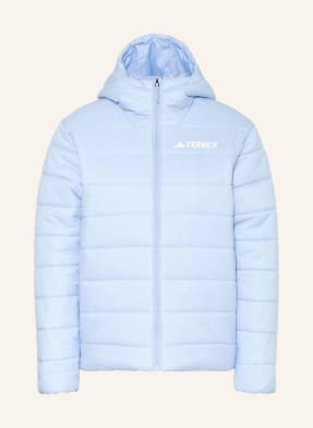 Adidas Terrex Prošívaná Bunda Terrex Multi Essentials Climawarm Insulated Hooded tmavě modrá