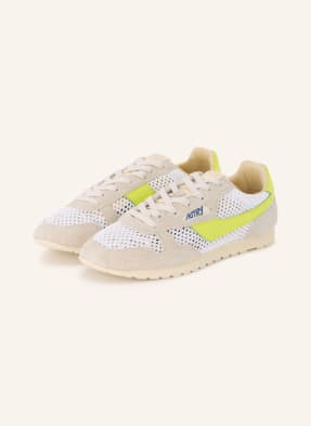 Autry Sneakersy Windspin béžová / neonově žlutá / bílá
