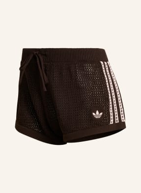 Adidas Originals Häkelshorts Knitted Crochet braun