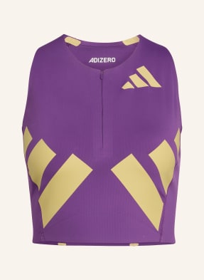 Adidas Běžecký Top Adizero Road To Records fialová