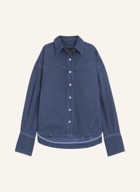 Boss Jeansbluse grau