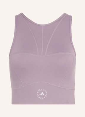 Adidas By Stella Mccartney Krátký Top Adidas By Stella Mccartney světle fialová