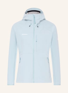 Mammut Softshell Bunda Ultimate Comfort So Hooded tmavě modrá