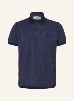 Etro Piqué-Poloshirt blau