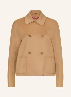 Max Mara Studio Bunda Eden světle hnědá