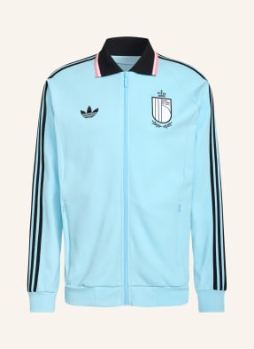 Adidas Mikina Belgien 2026 tmavě modrá / světle červená / černá
