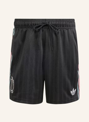 Adidas Šortky Belgien Originals černá / světle červená / tmavě modrá