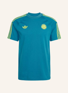 Adidas Tričko Kolumbien Originals petrolejová / žlutá
