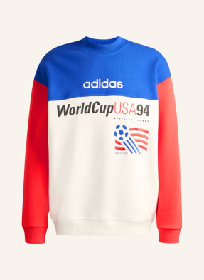 Adidas Mikina Graphic bílá / červená / modrá