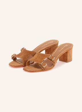 Santoni Pantofle Didiflair světle hnědá