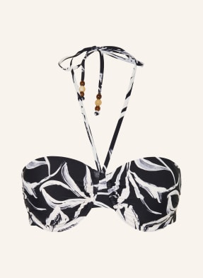 Marc O'polo Bikiny S Ramínky A Ozdobnými Korálky černá / bílá