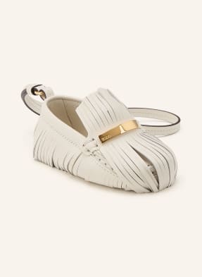 Tod's Taschenanhänger Gommino weiss